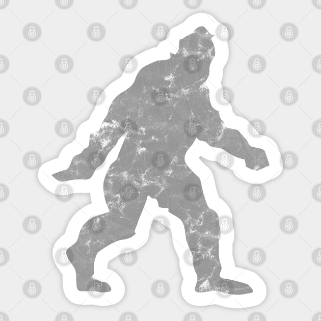 There goes Bigfoot Sticker by Hanzo